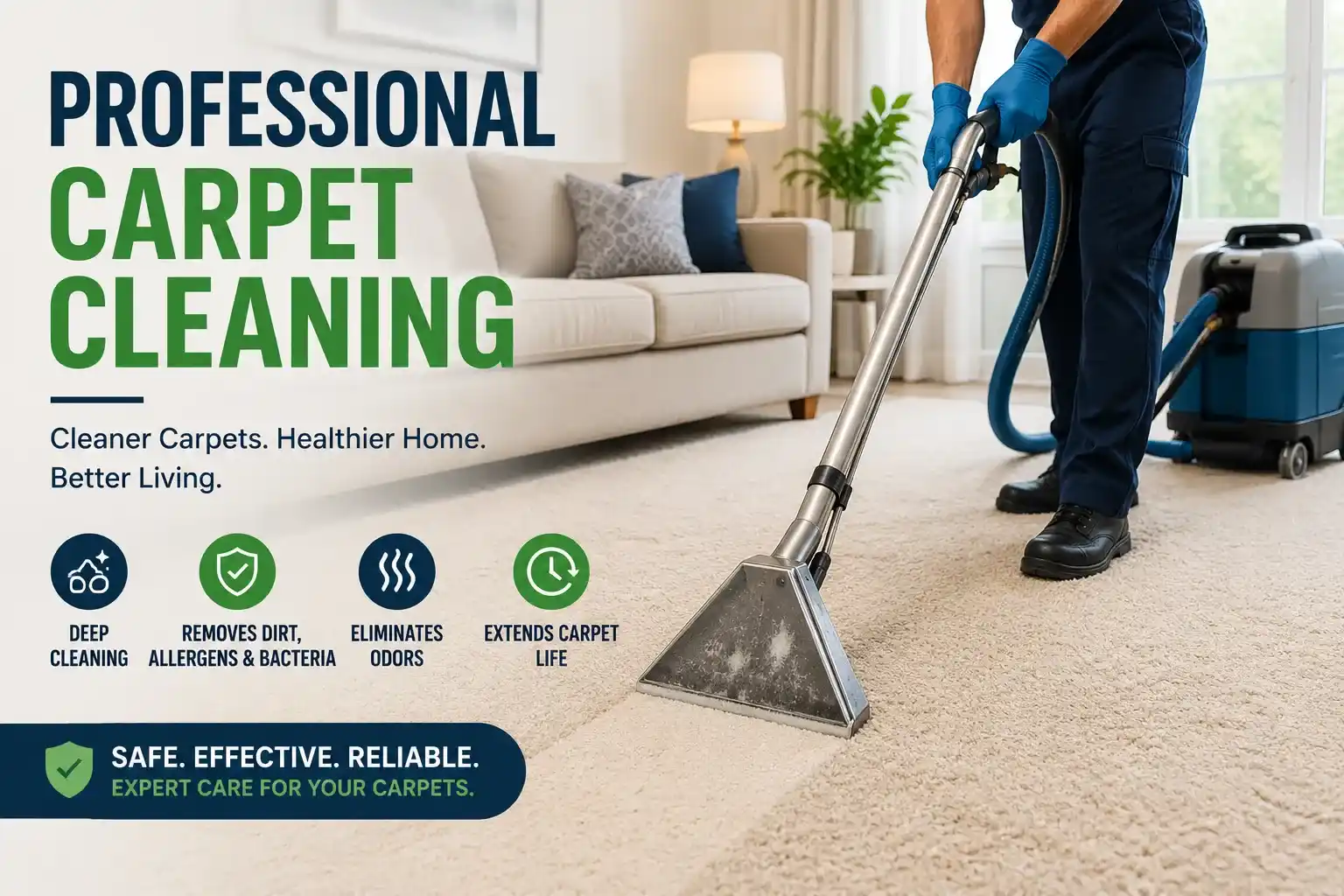 Why Clean Carpets Matter for a Healthier Living Environment